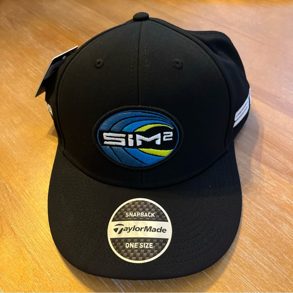TaylorMade Black Snapback Hat